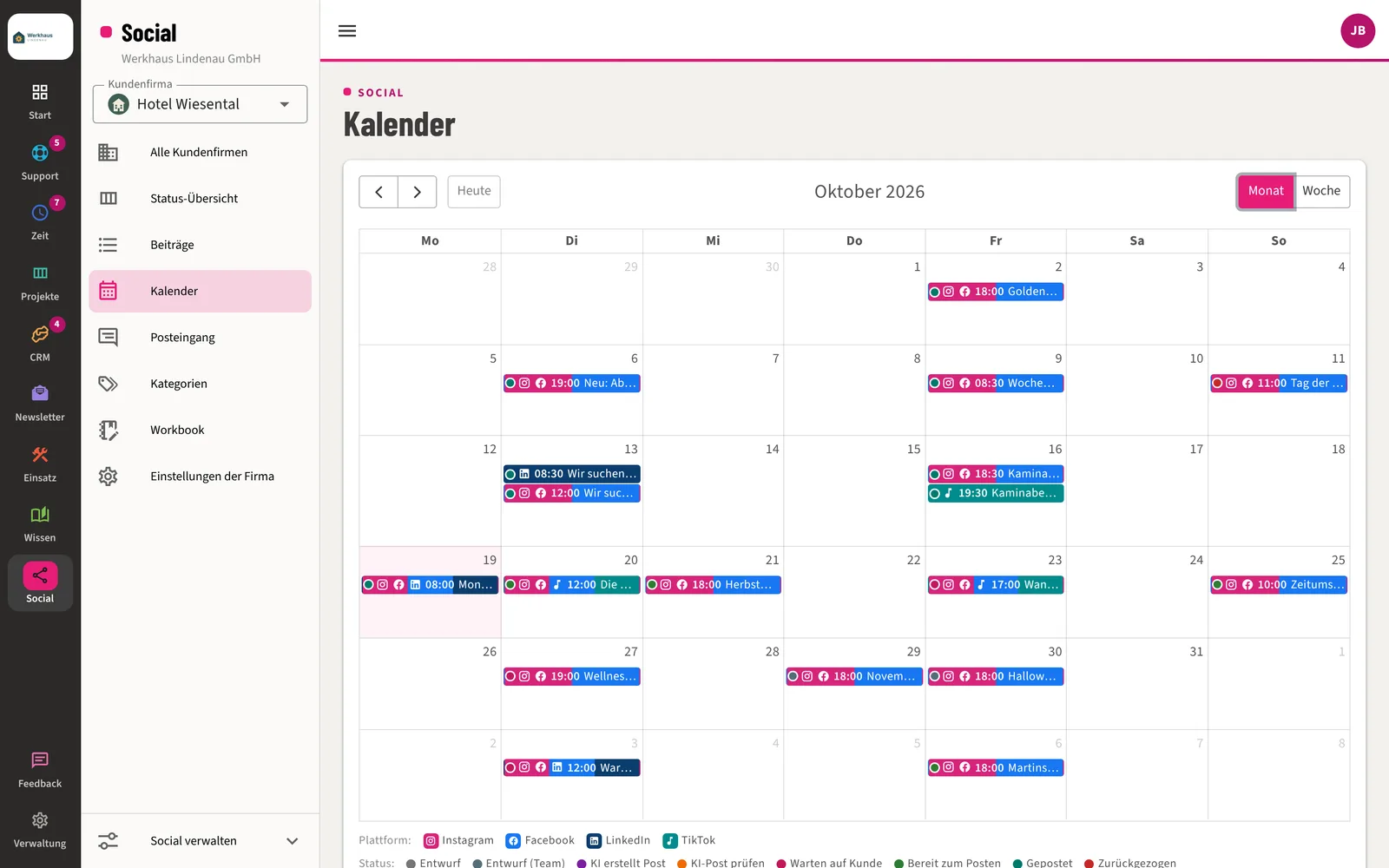 lsmone: Redaktionskalender