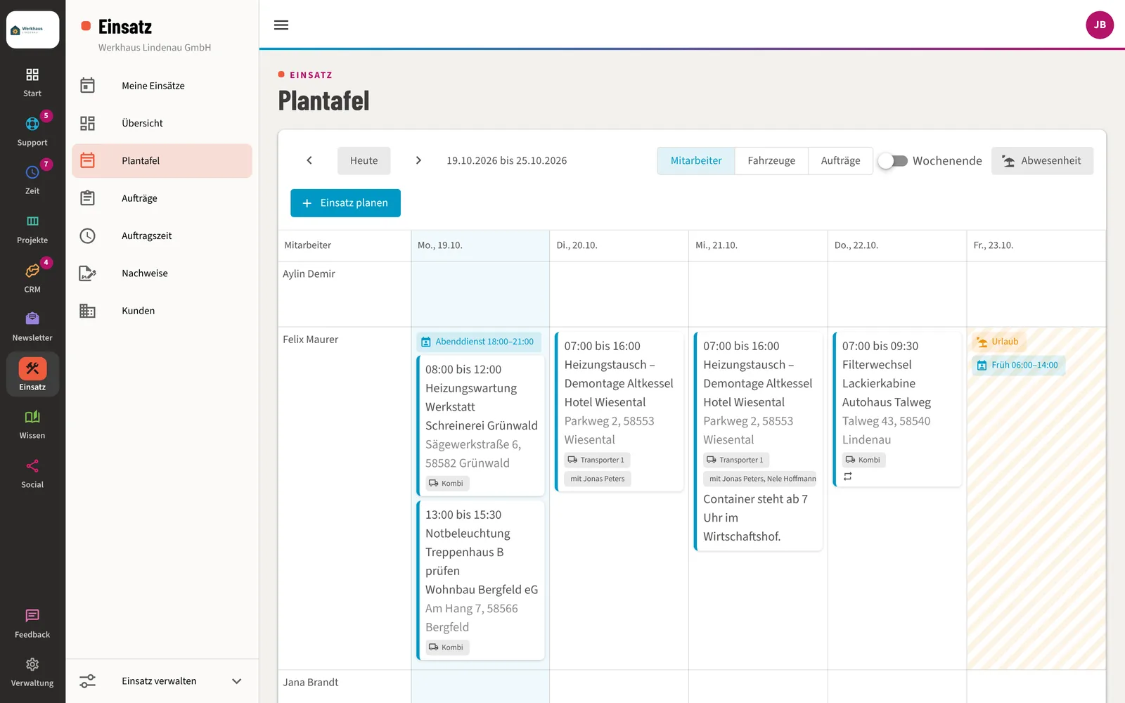 lsmone: Plantafel